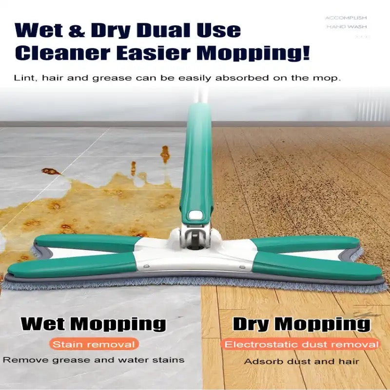 Lazy Hand Free Mop Butterfly Spinning Mop Lazy Home Cleaning