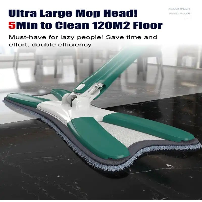 Lazy Hand Free Mop Butterfly Spinning Mop Lazy Home Cleaning