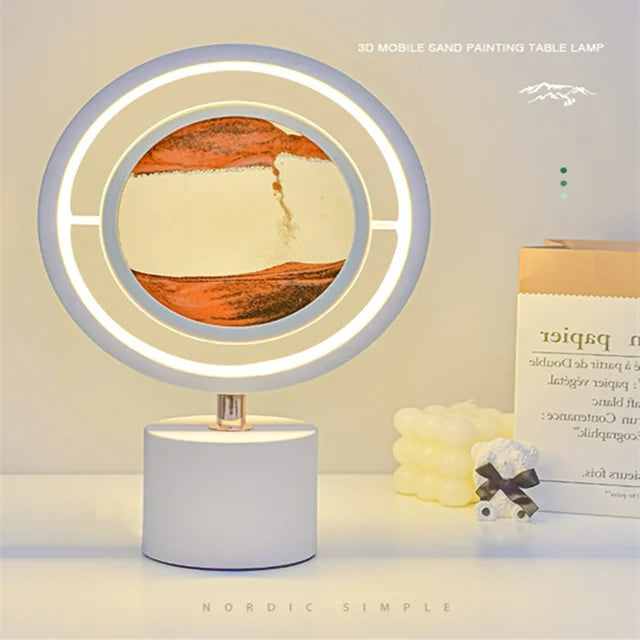 Creative LED Quicksand Night Light With