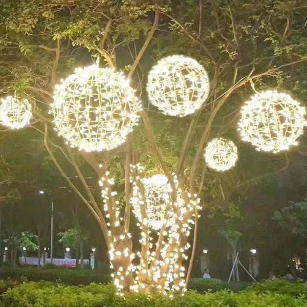 Boule lumineuse pour décoration jardin, fête, mariage, café, restaurant...