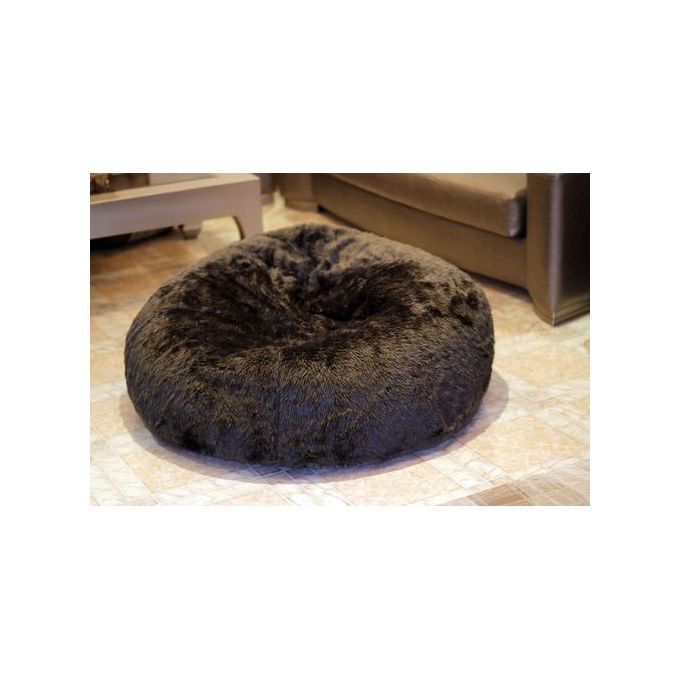 Pouf Touareg - 100*70 cm - Fourrure court