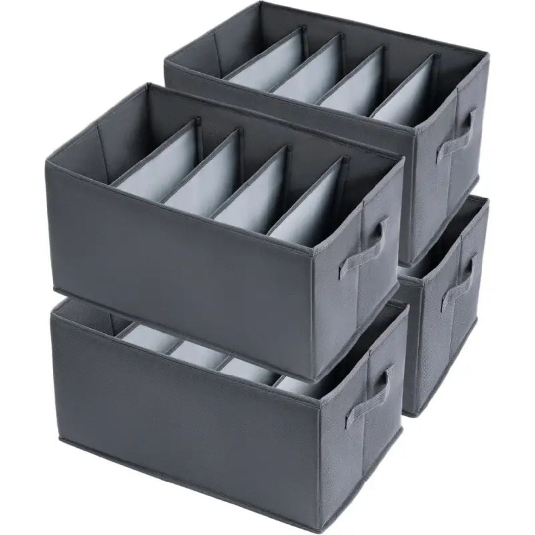 Boîte de Rangement Pliable avec 5 Compartiments