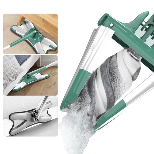 Lazy Hand Free Mop Butterfly Spinning Mop Lazy Home Cleaning
