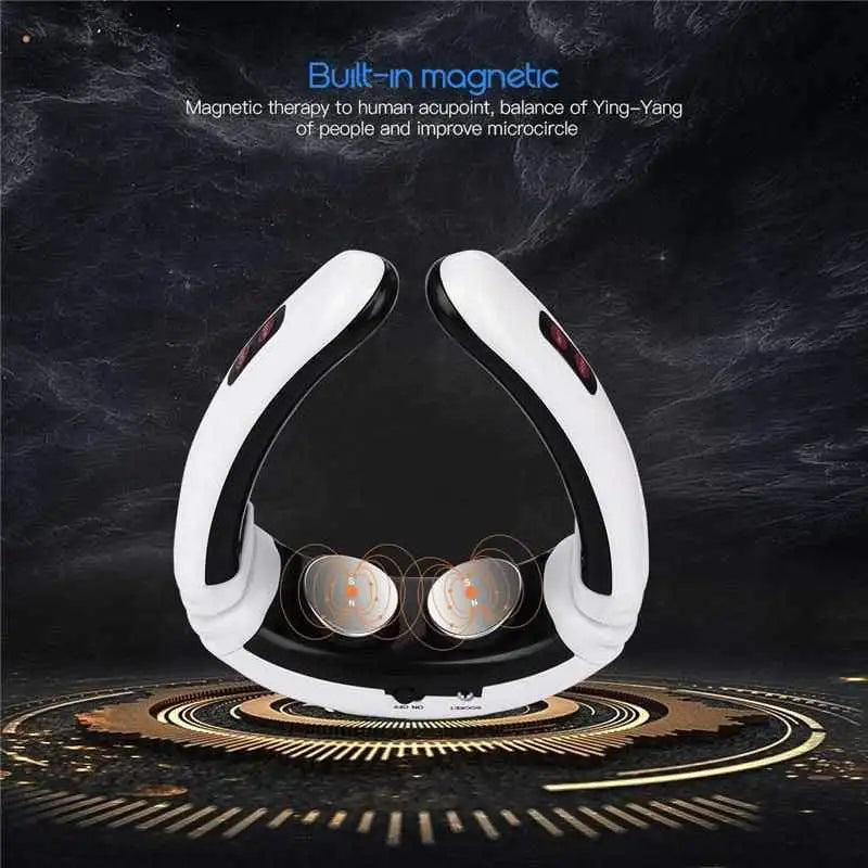 HX-5880 Electric Pulse Neck Massager Cervical Vertebra Impulse Massage SoloEasy