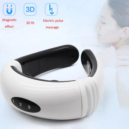 HX-5880 Electric Pulse Neck Massager Cervical Vertebra Impulse Massage SoloEasy