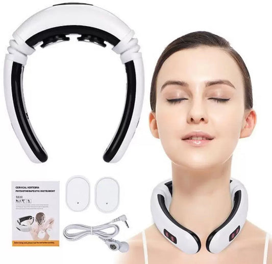 HX-5880 Electric Pulse Neck Massager Cervical Vertebra Impulse Massage SoloEasy