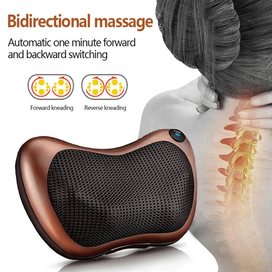 Massage Pillow Relax Electric Shoulder Back Neck Massage SoloEasy
