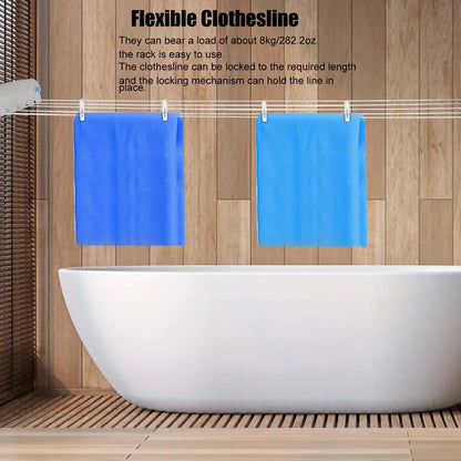 Sèche linge extensible - séchoir mural Rollfix 210 Longline SoloEasy