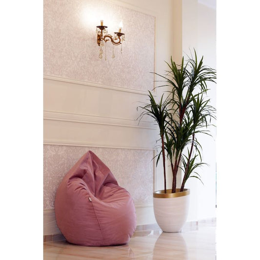 Pouf Poire Velours XXL - 80cm x 120 cm